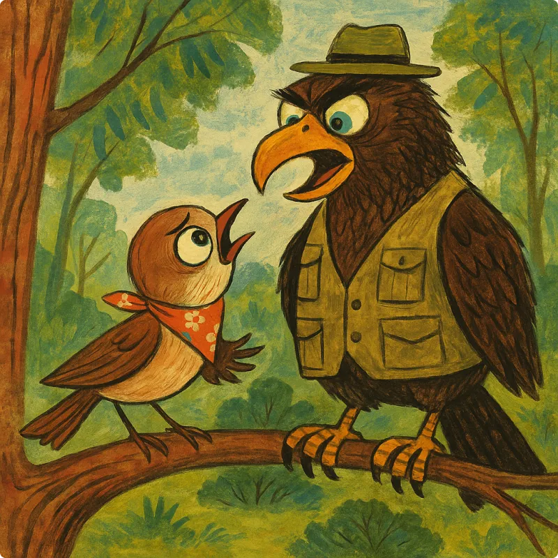 Aesop's Fables - The Hawk and The Nightingale