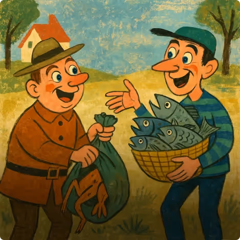 The Huntsman and The Fisherman