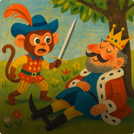 The King and the Foolish Monkey
