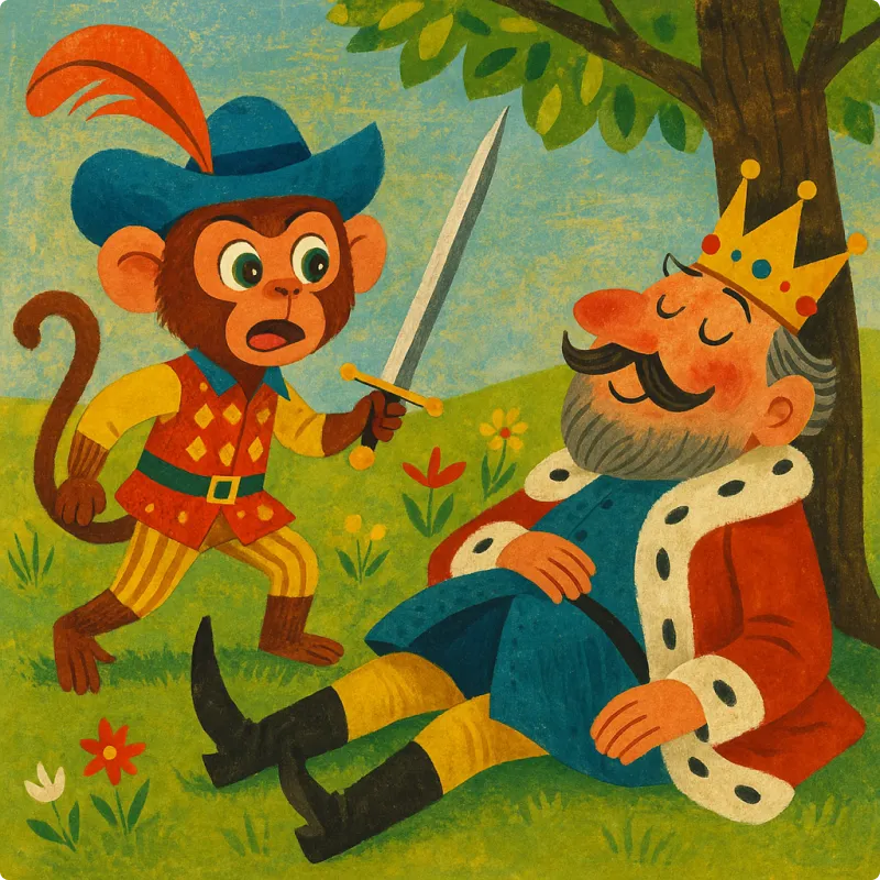 Panchatantra Fables - The King and the Foolish Monkey