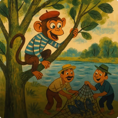The Monkey and The Fishermen