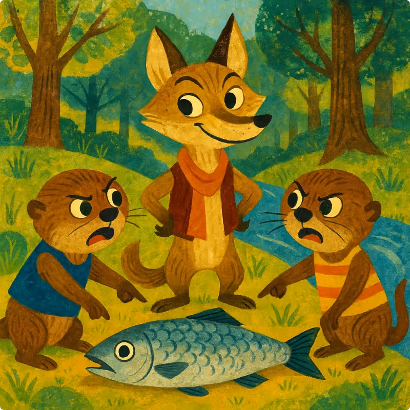 Jataka Tales - The Otters and The Jackal