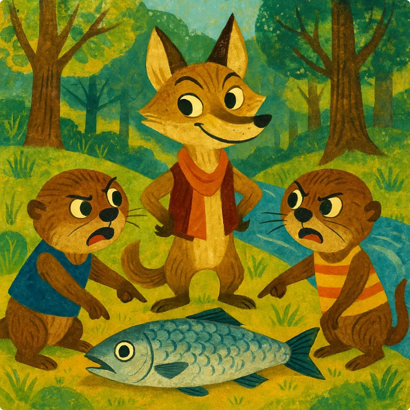 Jataka Tales - The Otters and The Jackal