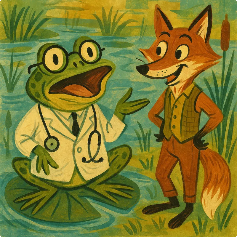 Aesop's Fables - The Quack Frog