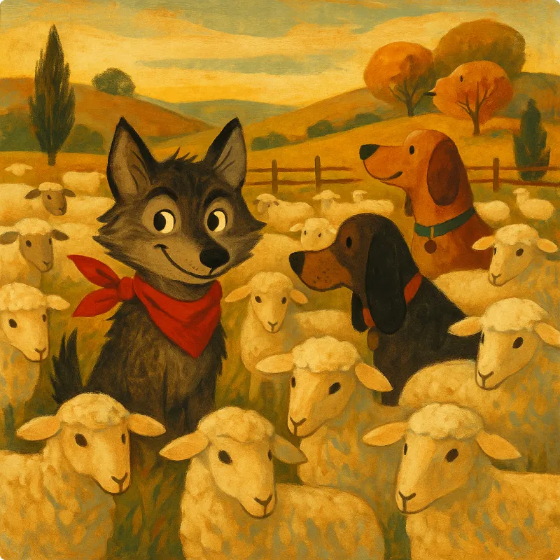Aesop's Fables - The Shepherd and The Young Wolf