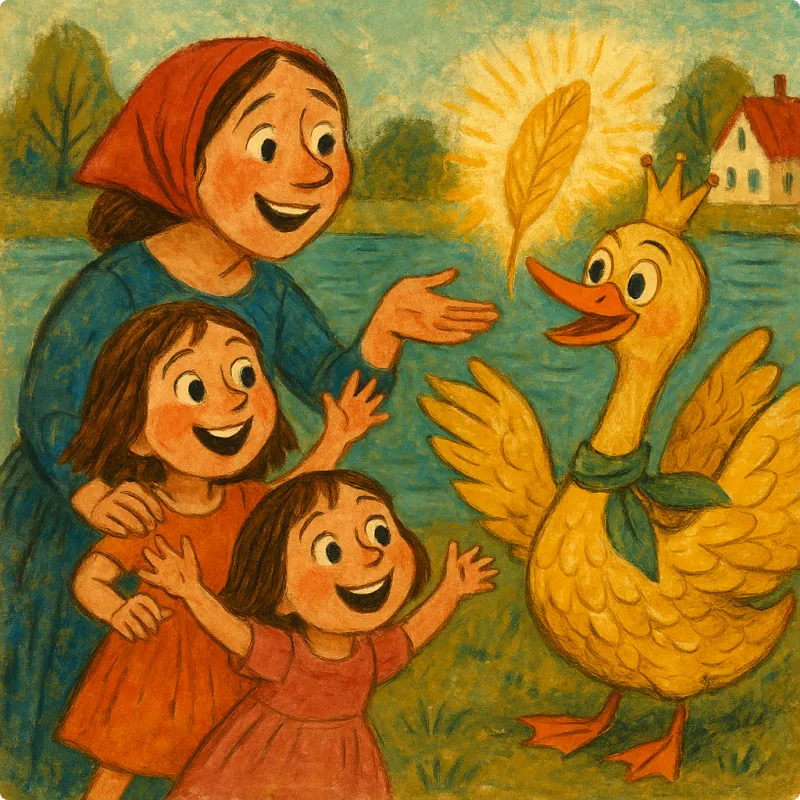 Jataka Tales - The Swan with Golden Feathers