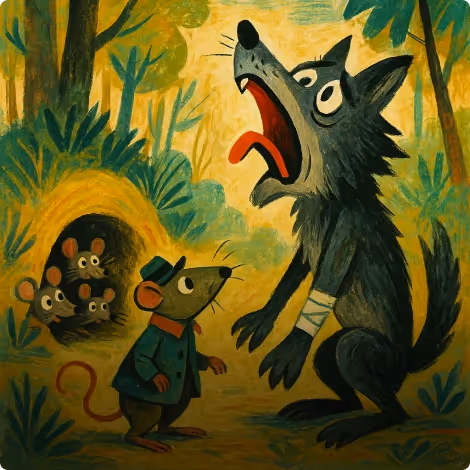 The Tricky Wolf and the Rats
