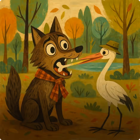 The Wolf and the Crane