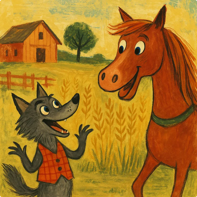 Aesop's Fables - The Wolf and The Horse