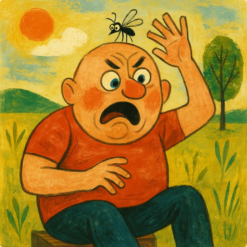 Aesop's Fables - The Bald Man and The Fly