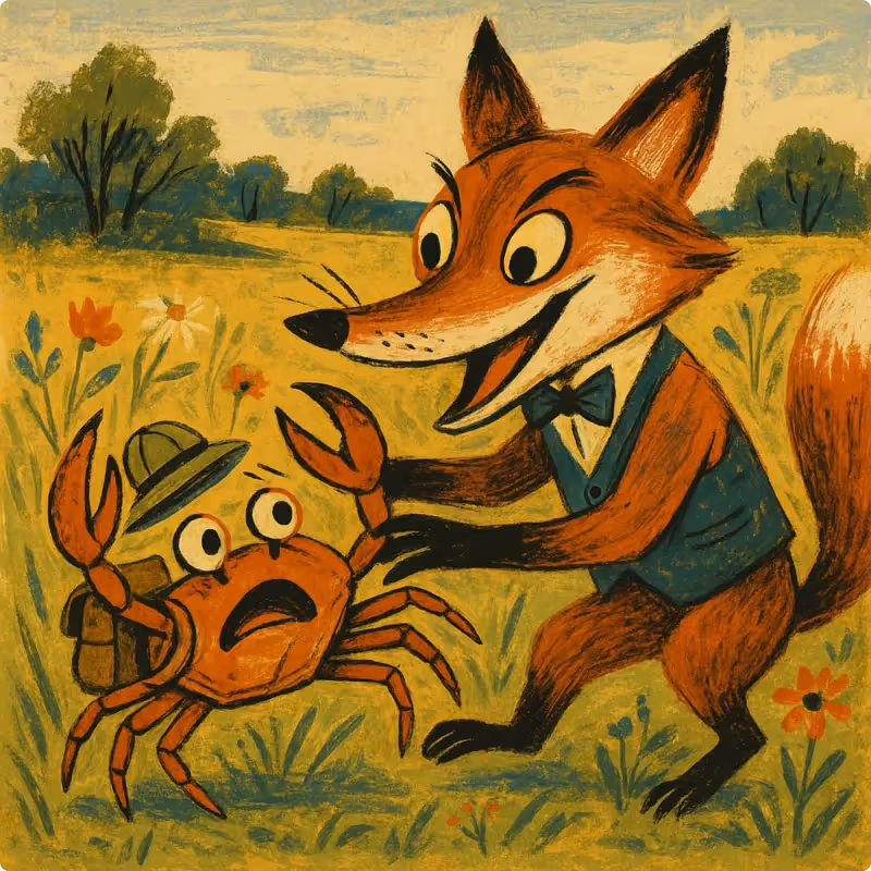 Aesop's Fables - The Crab and the Fox