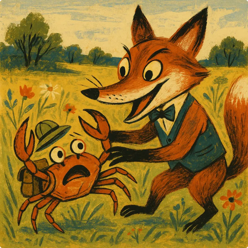 Aesop's Fables - The Crab and the Fox