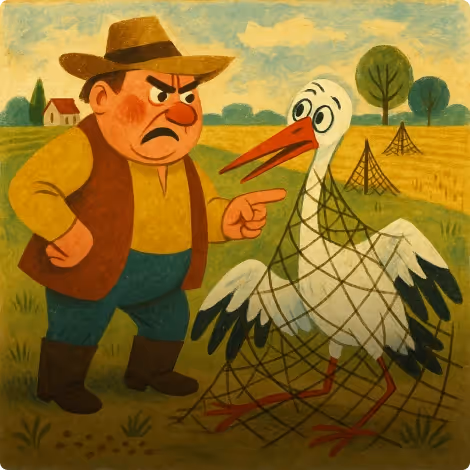 The Farmer and The Stork