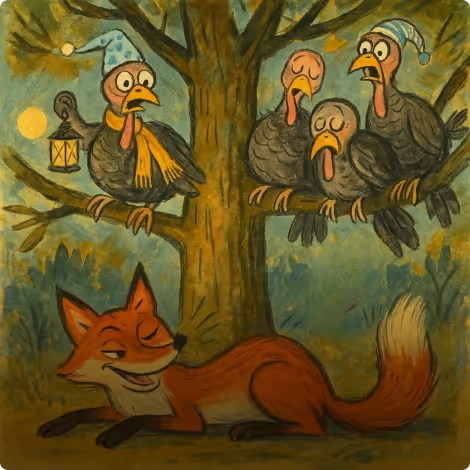 The Fox and the Turkeys
