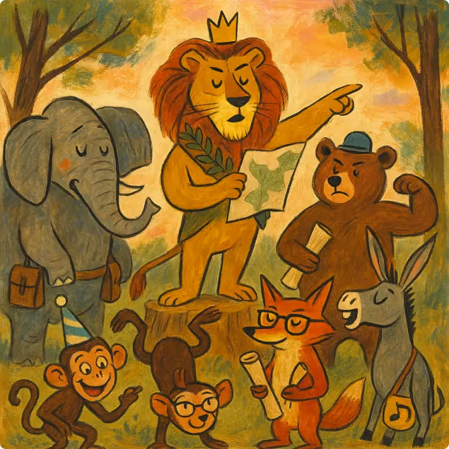 The Lion Going to War