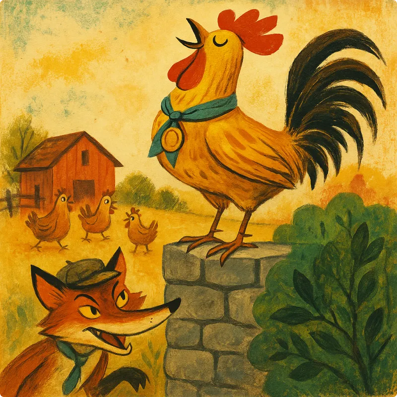 The Rooster and the Fox