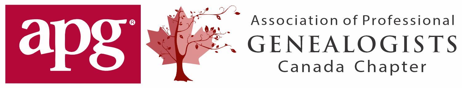 Association of Professional Genealogists, Canada Chapter