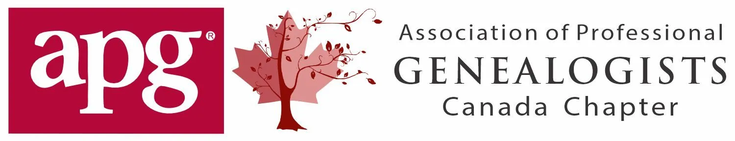 Association of Professional Genealogists, Canada Chapter