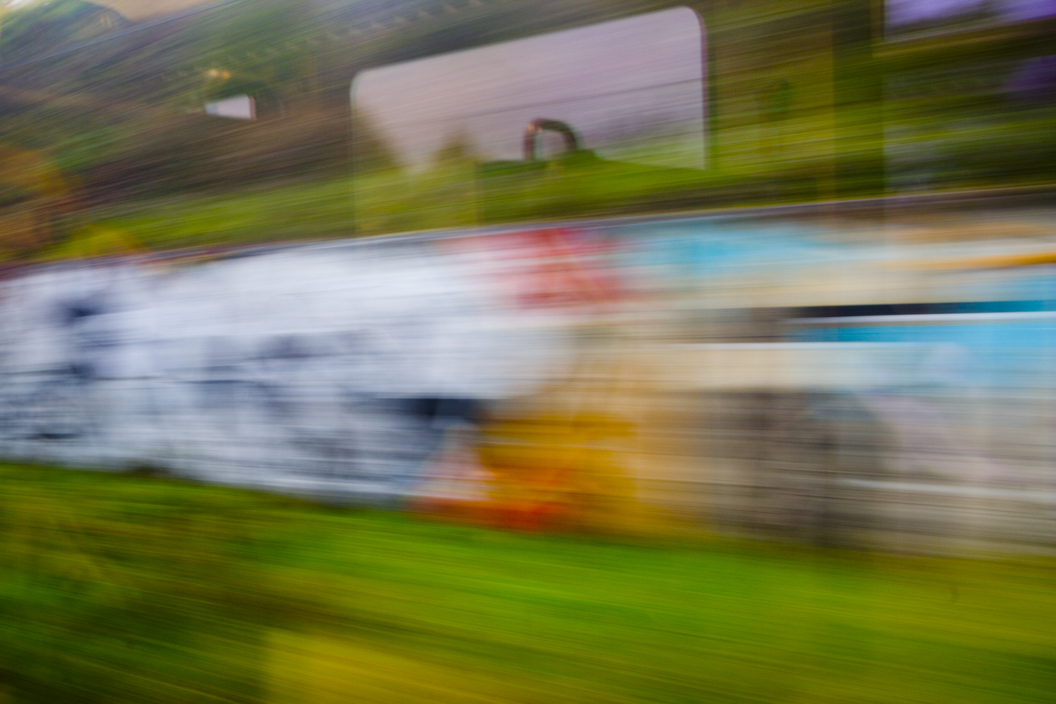 Sérię "dans le train", tirage d'art