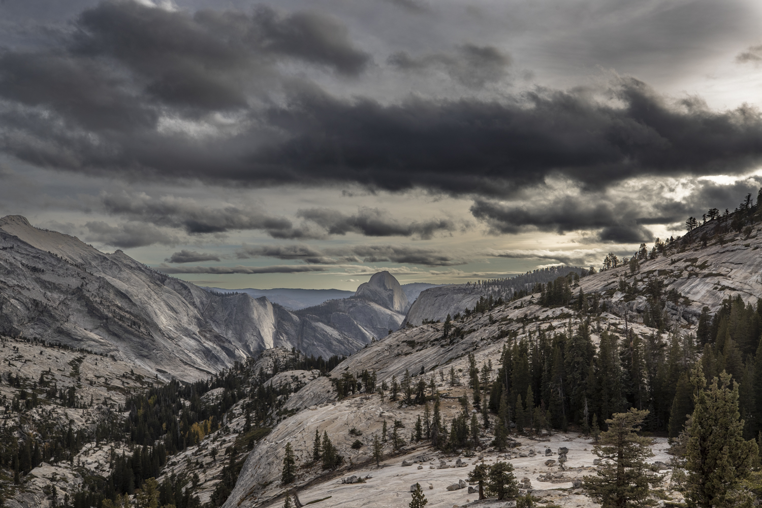 Half dome, yosemite valley, landscape mountain photograph limited edition