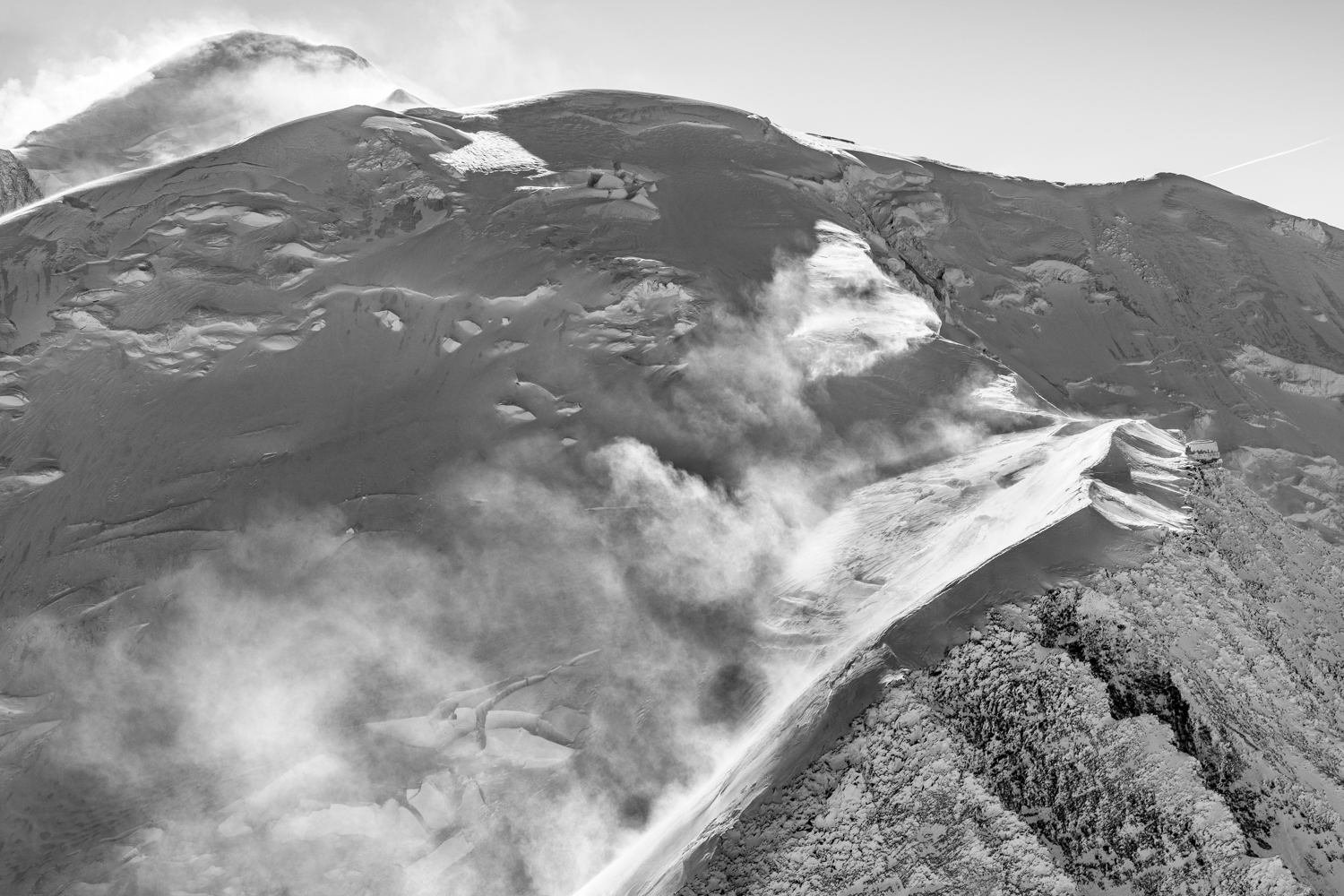 Refuge du Goûter, Chamonix, mountain landscape limited edition print