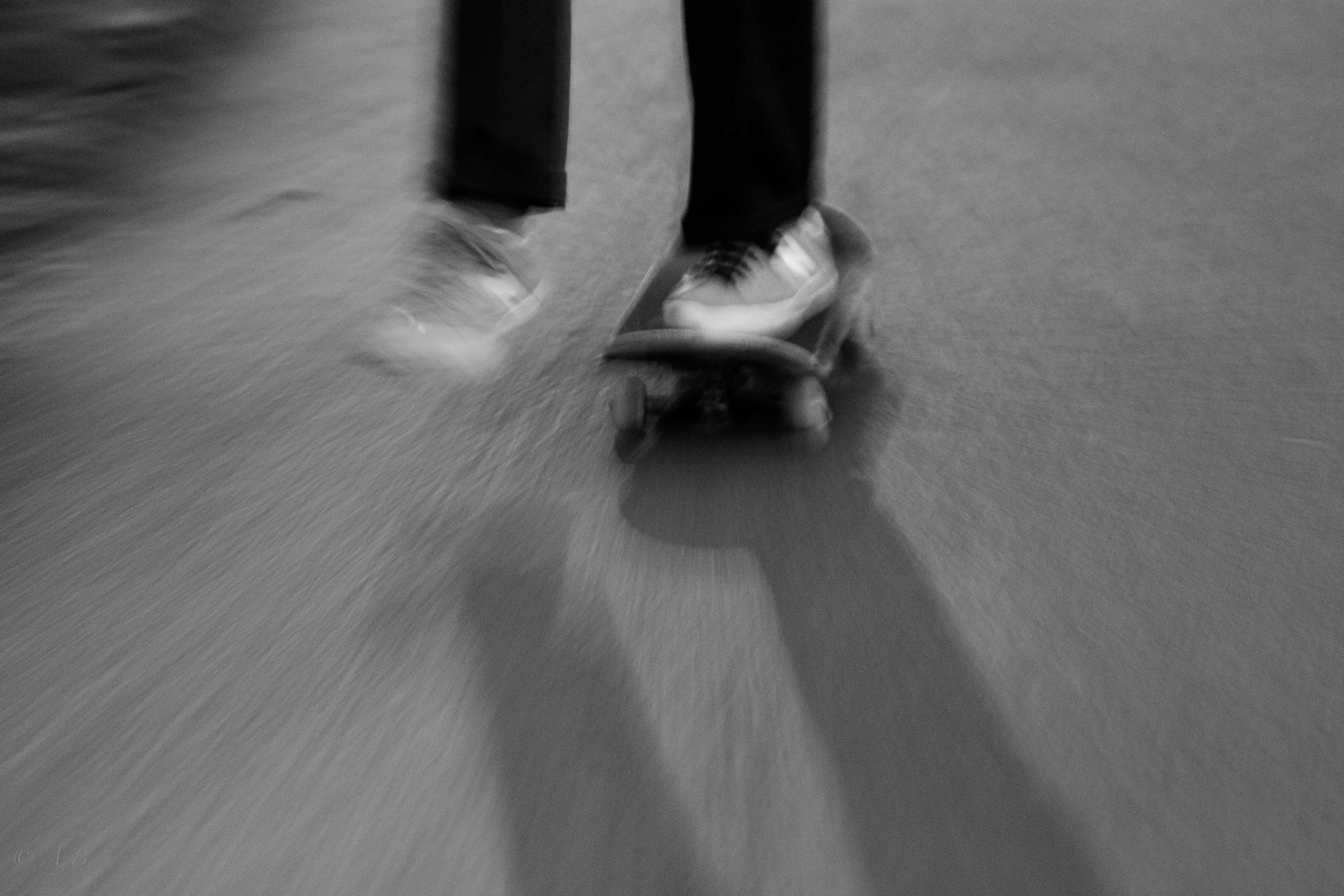 black&white skateboard