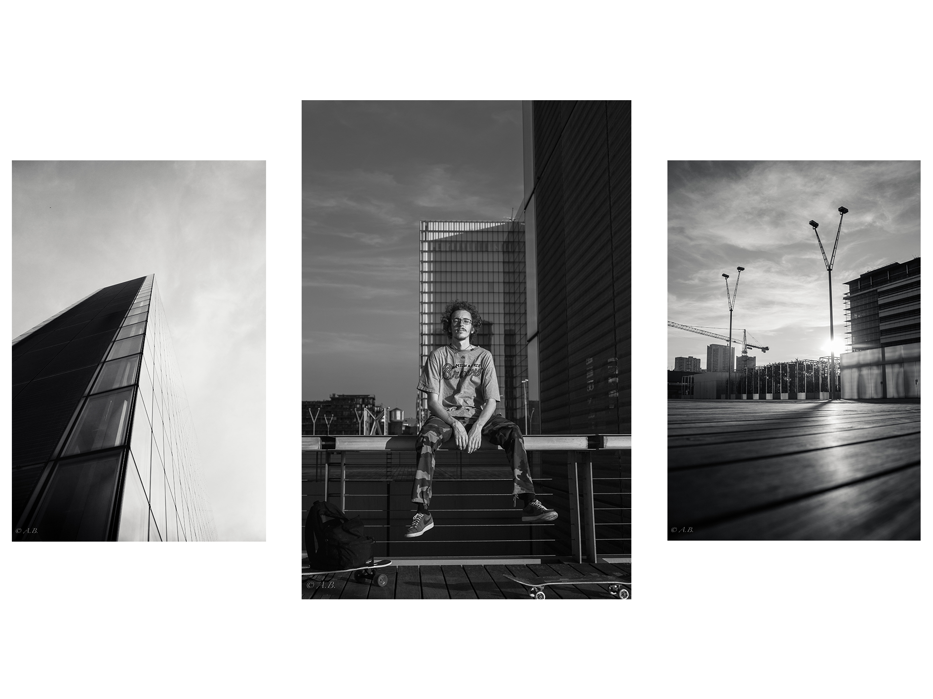 black&white triptique