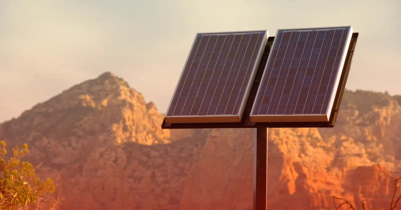 Solar panels capturing abundant sunlight in Laredo's desert climate