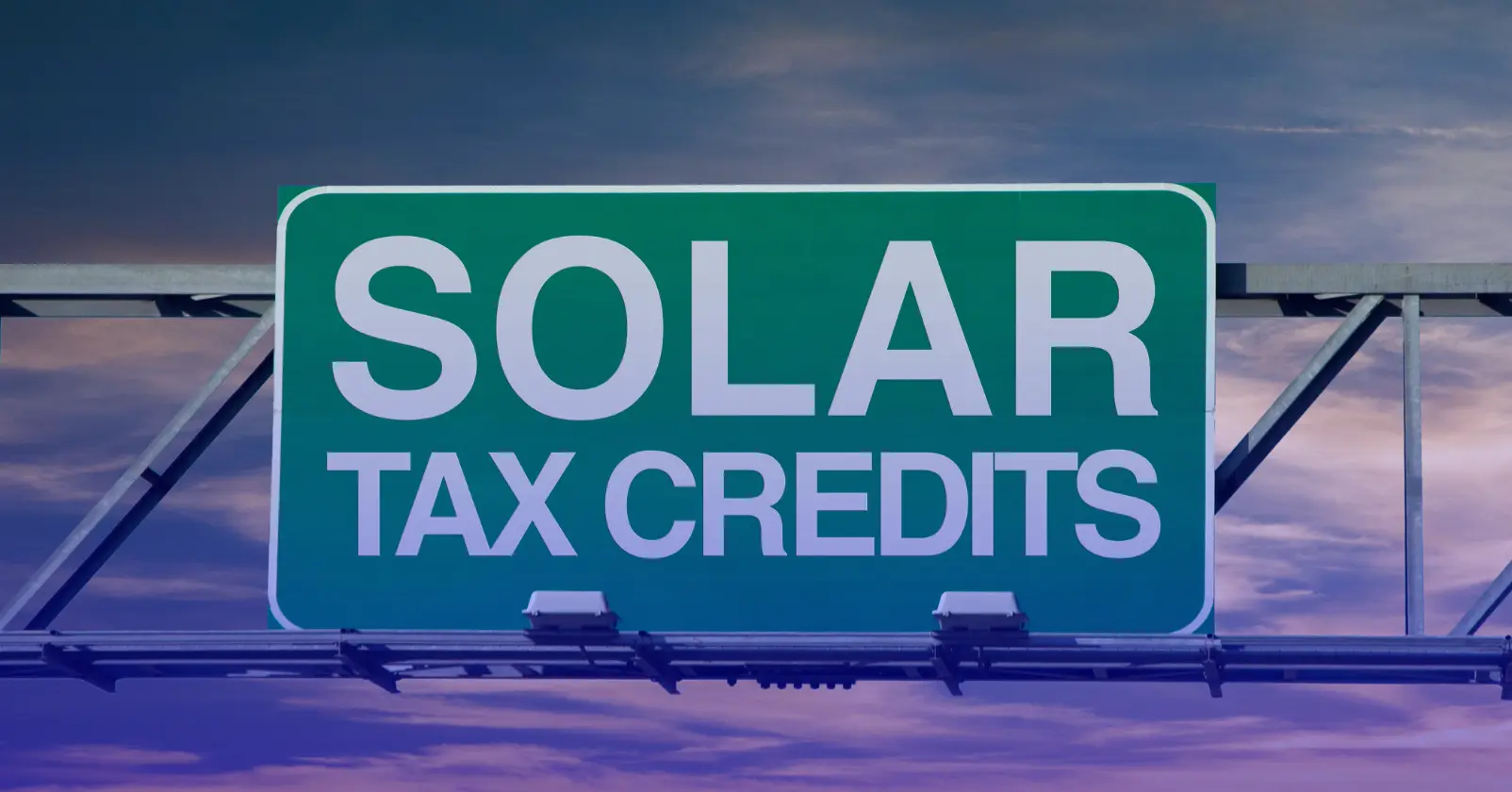 Visual representation of federal solar tax credit savings