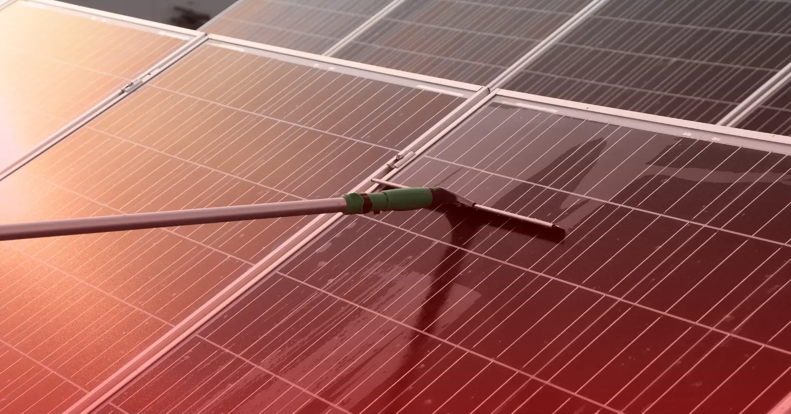 Regular cleaning maintains optimal solar panel performance