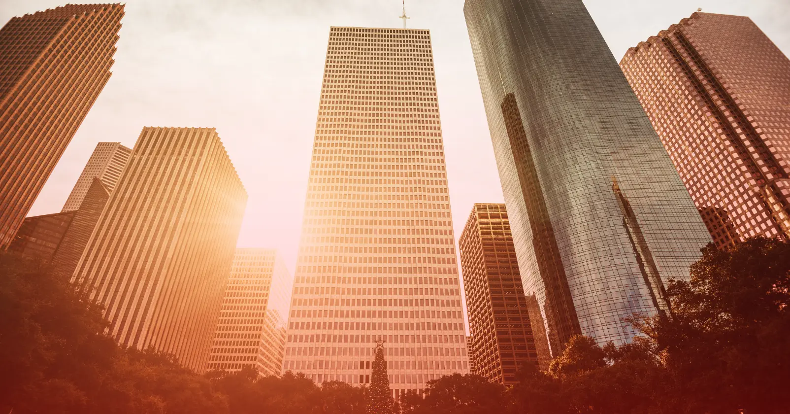 Houston sunset highlighting optimal solar panel positioning for maximum energy production
