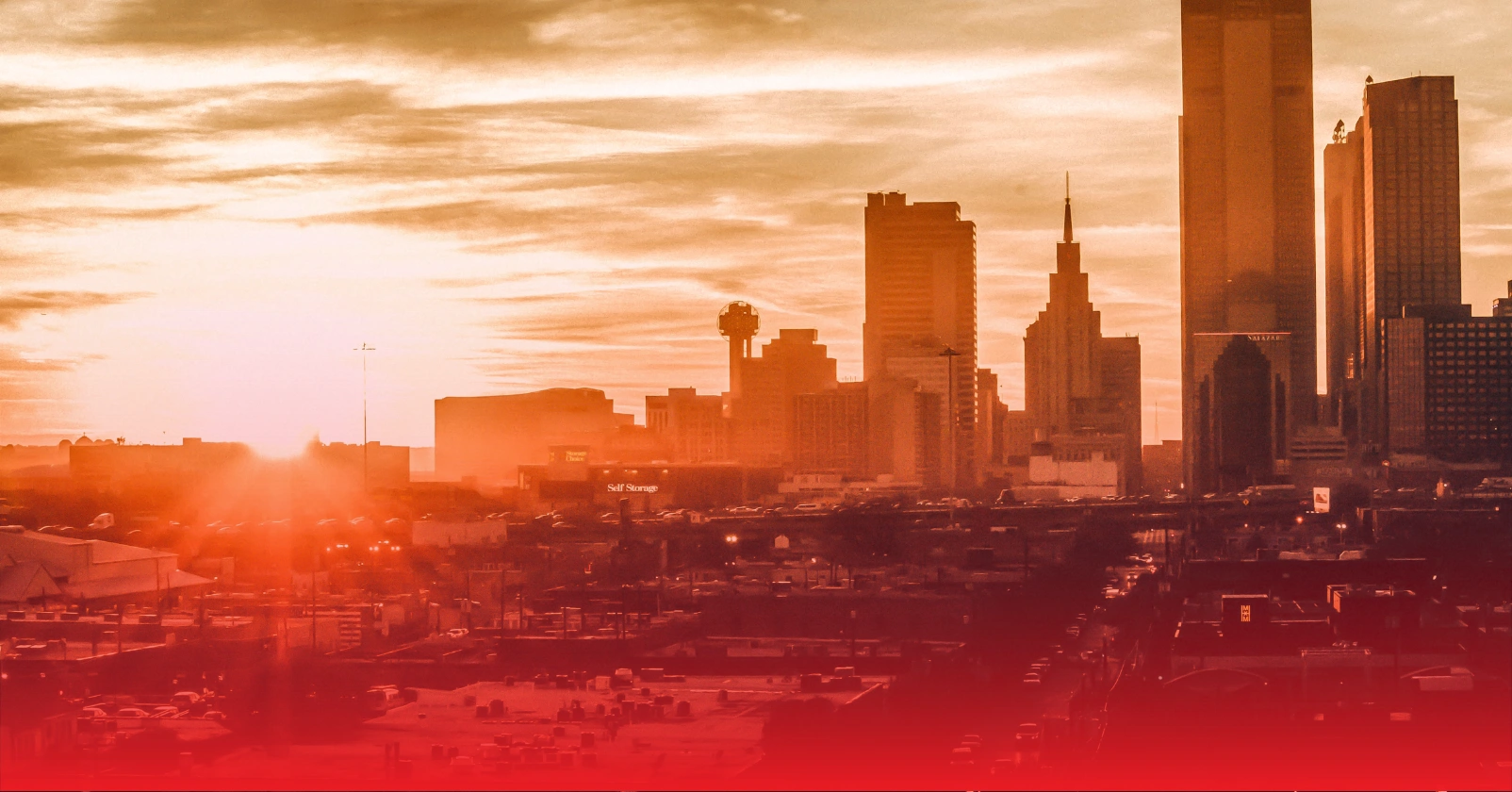 City skyline in Texas
