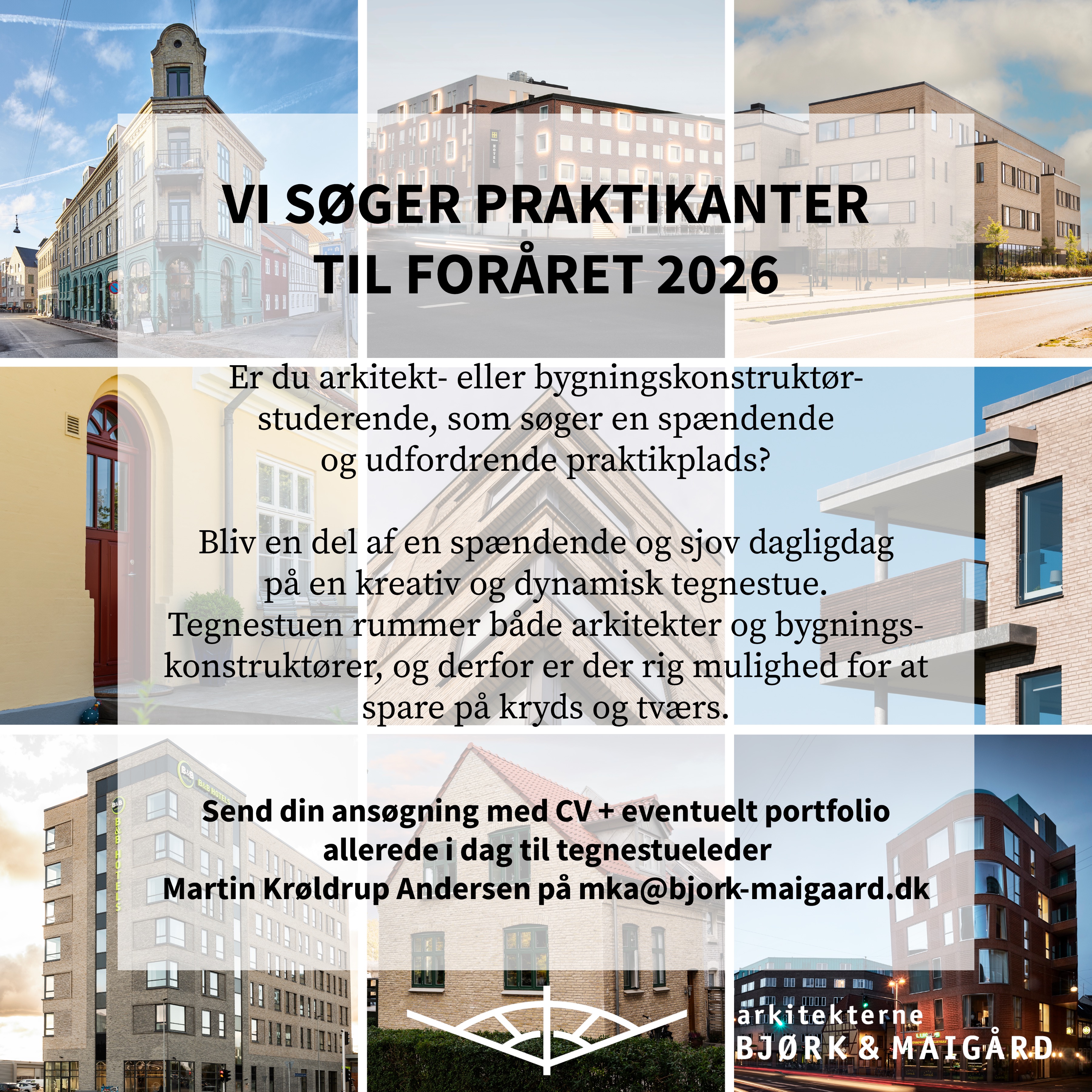 Er du arkitekt- eller bygningskonstruktørstuderende og på udkig efter en spændende praktikplads i foråret 2026?