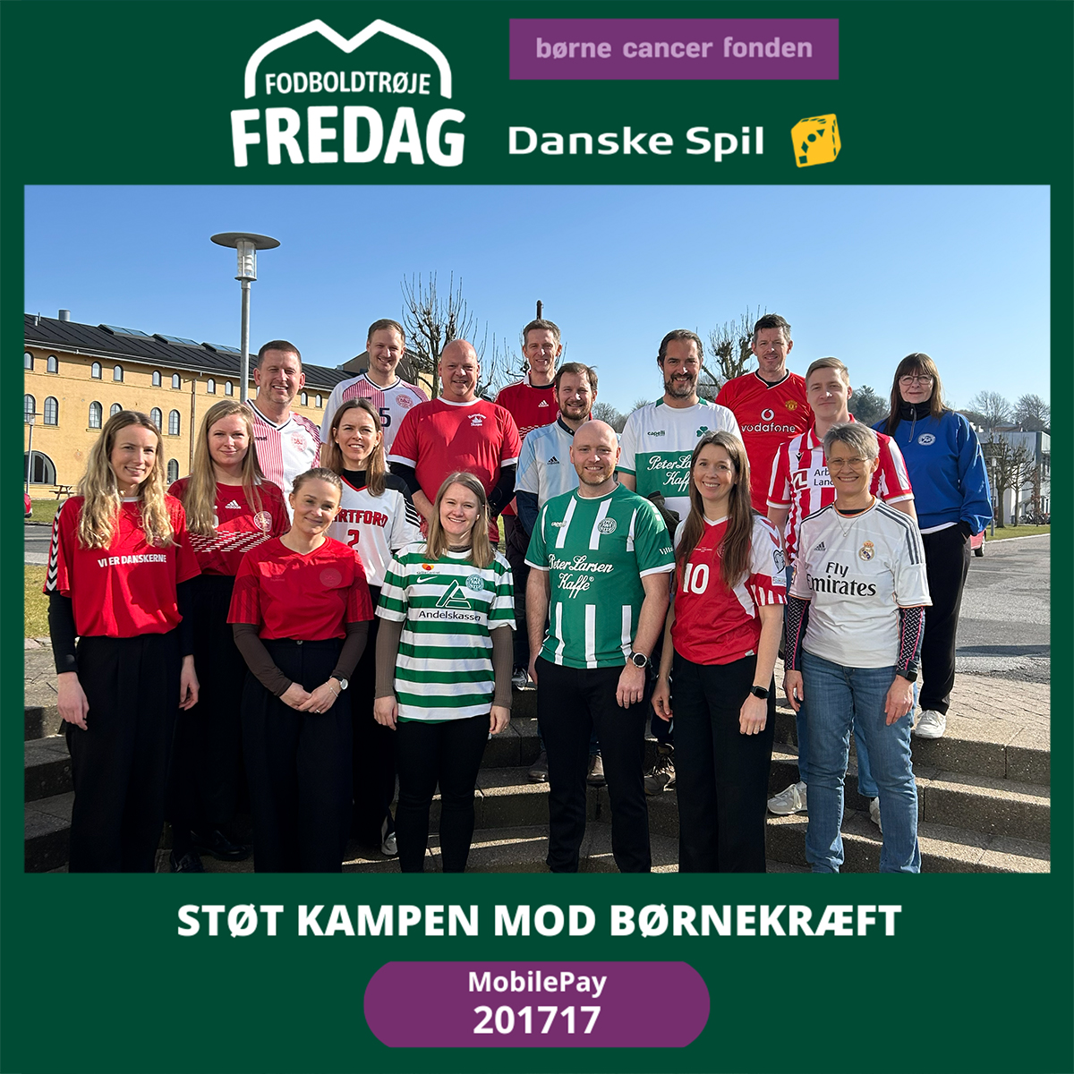 Fodboldtrøjefredag hos arkitekterne BJØRK & MAIGÅRD