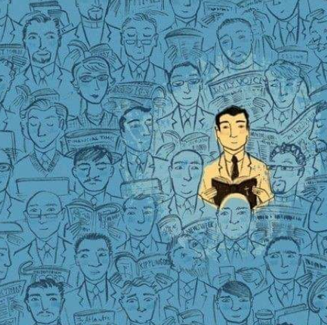 Eine Kampagne aus Karikature