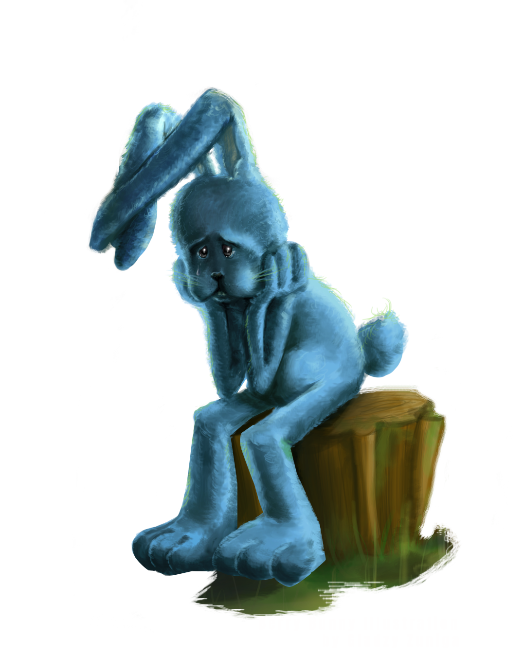 Berry Bunny Illustration by Gladzy Zuniga