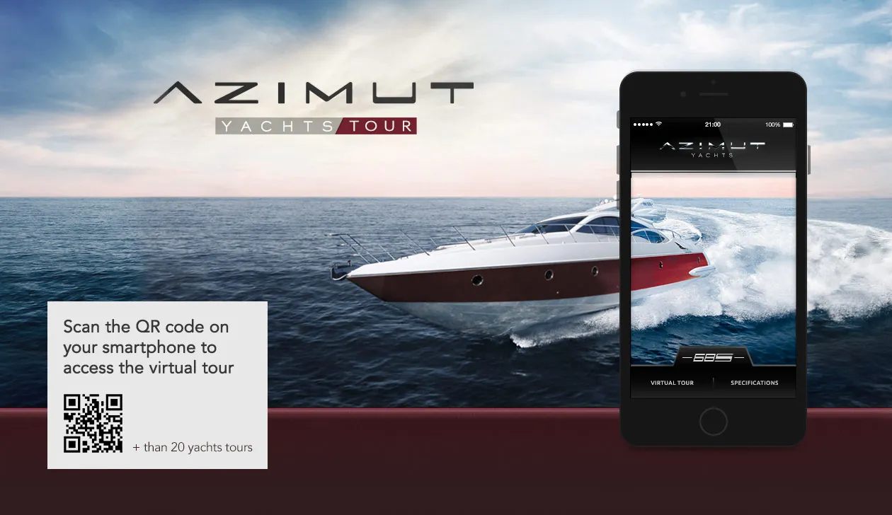 The Azumut Yachts Tour application cover.