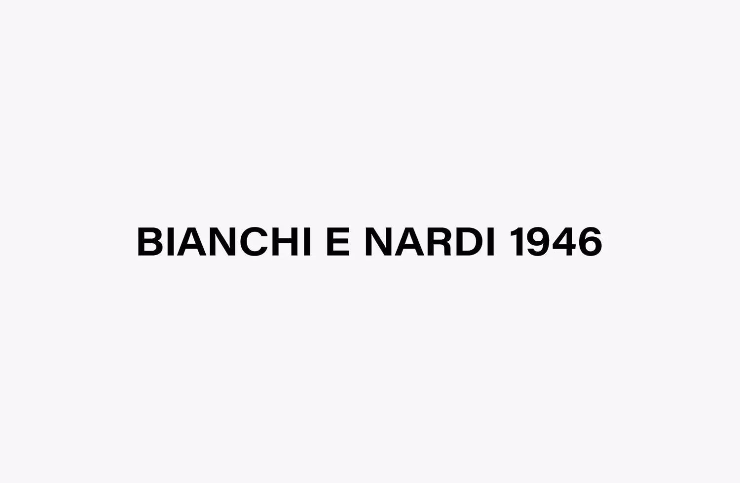 Bianchi e Nardi logo proposal.