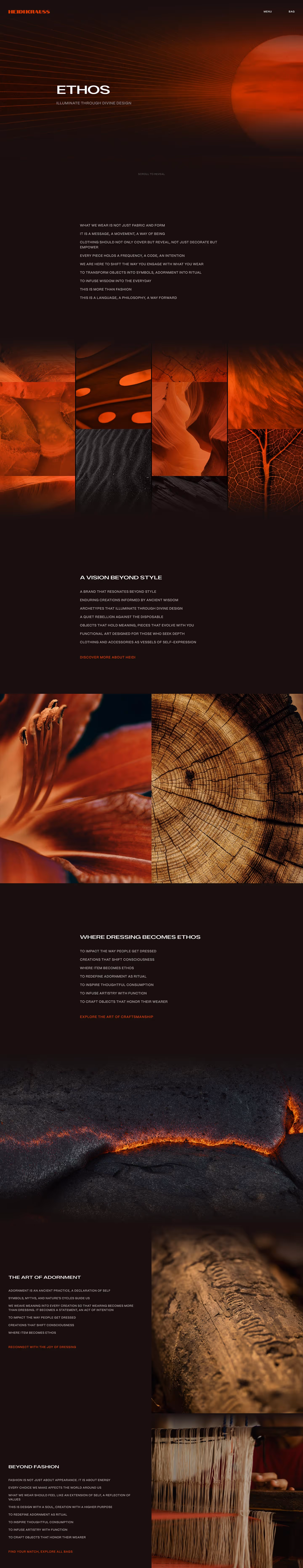 Heidi Krauss 'Ethos' template.