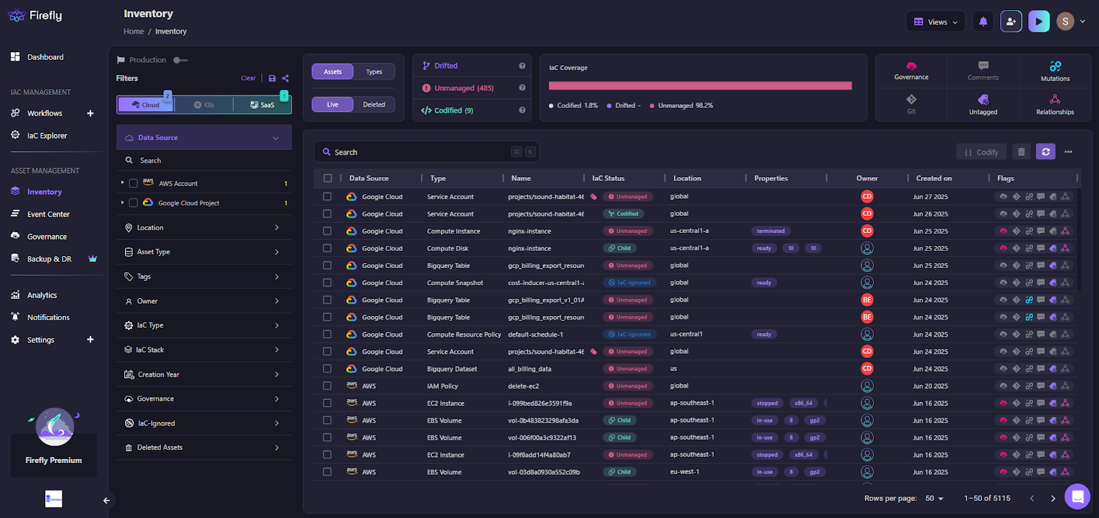 status of all resources, ensuring you have an up-to-date, accurate inventory