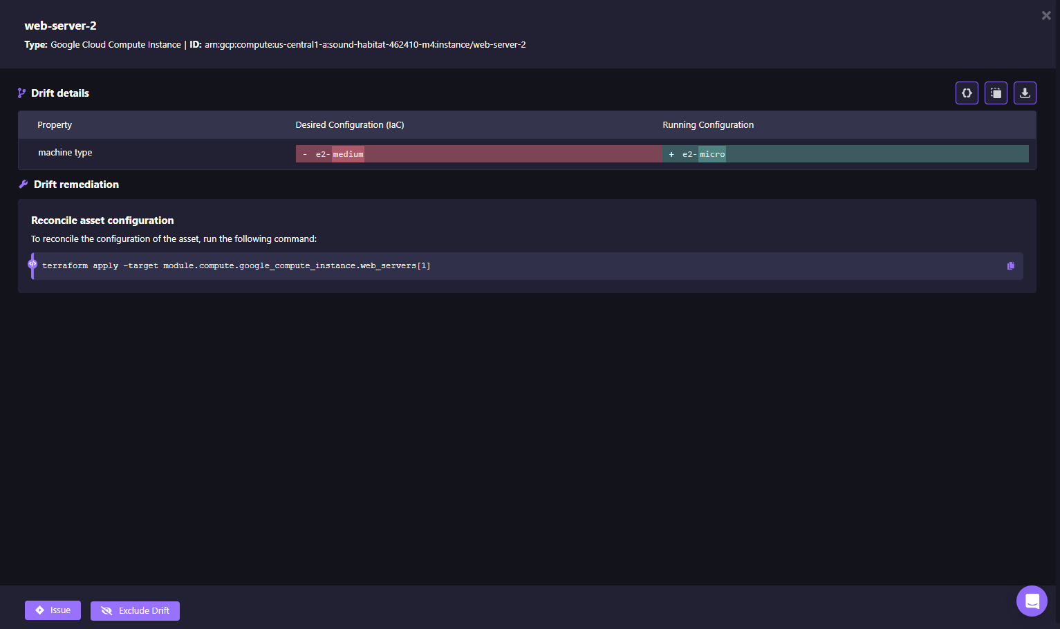 Drift Detection & Side-by-Side Comparison