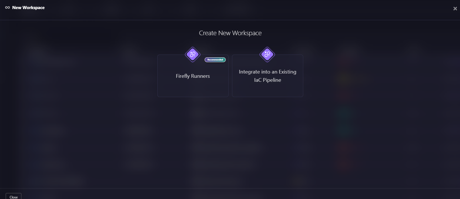 Firefly Terraform workspace setup Firefly Runners IaC pipeline integration