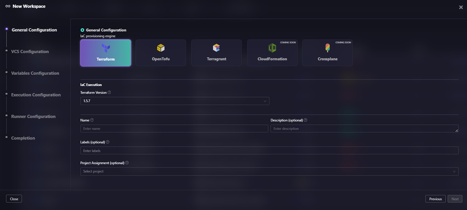 Firefly multi-IaC engine support Terraform OpenTofu Terragrunt CloudFormation