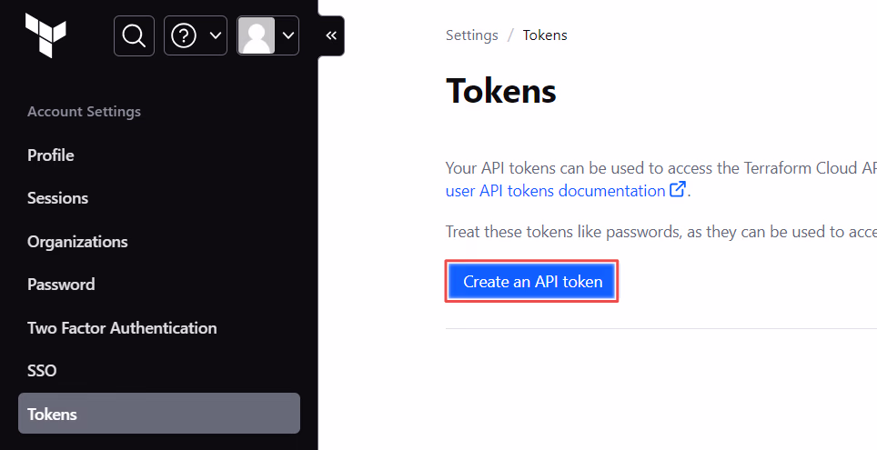 Terraform Cloud UI step for integrating a workspace with Firefly