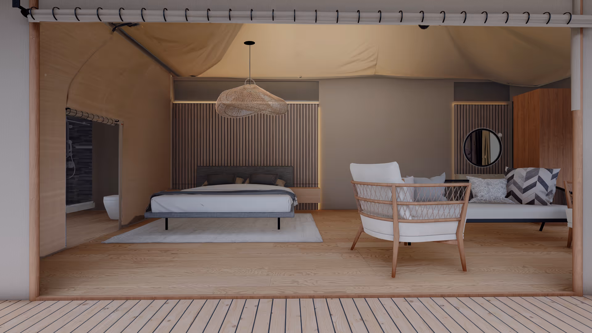 Tent interior revised