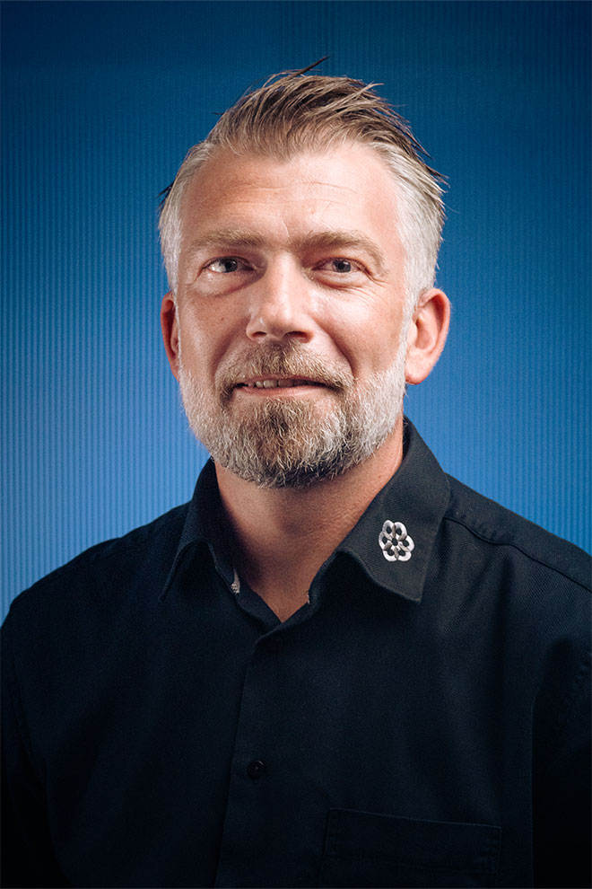 Porträt von Thomas Marzi, Glasermeister bei Glasa