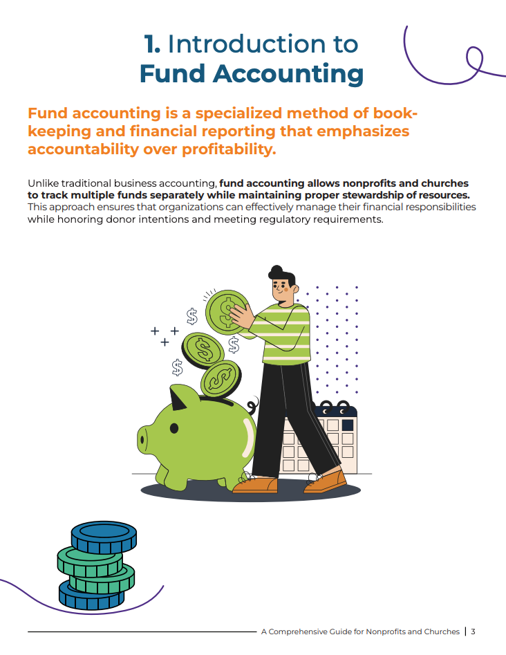 Table of contents for the Jumpstarting Your Fundraising Efforts ebook, for nonprofits