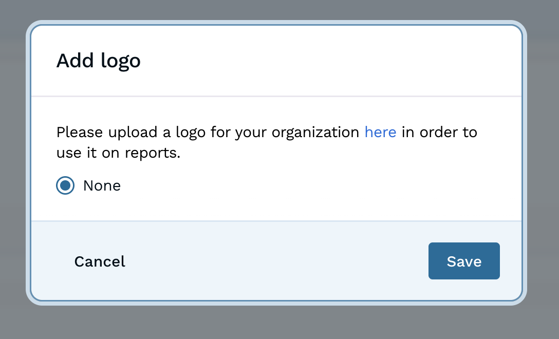 Add a logo to your Balance Sheet