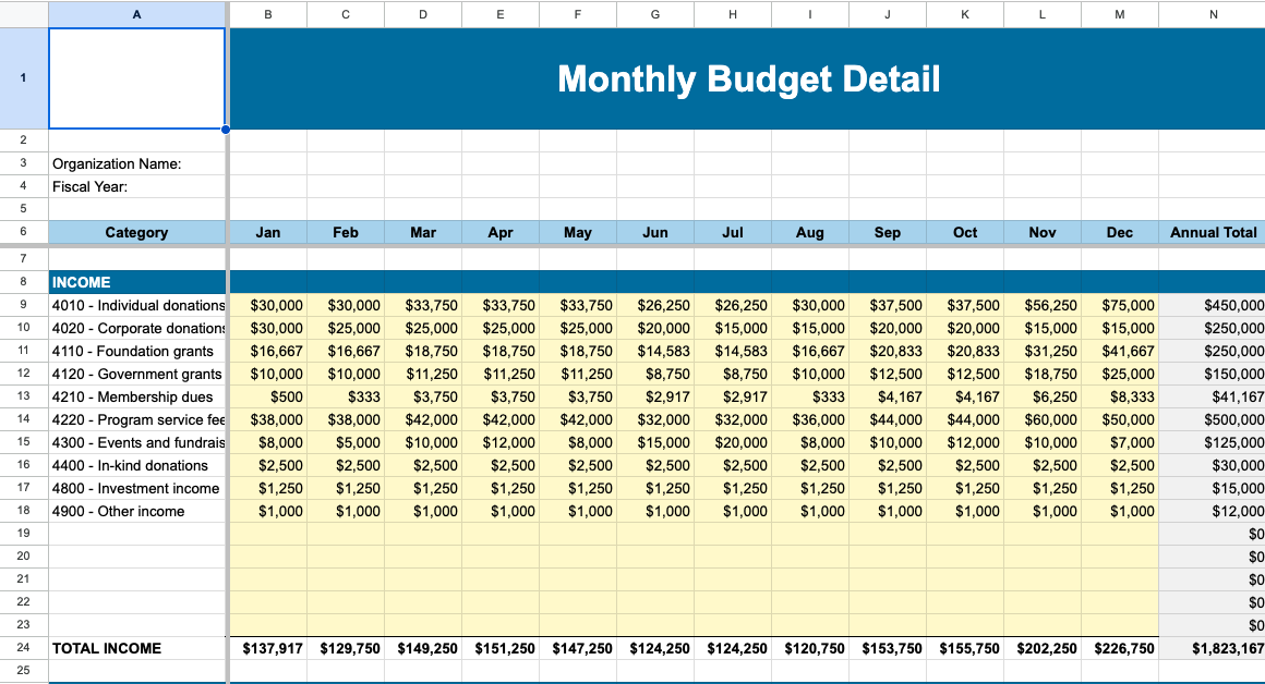 Table of contents for the Jumpstarting Your Fundraising Efforts ebook, for nonprofits