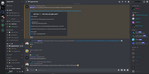 screenshot of akn Nft page